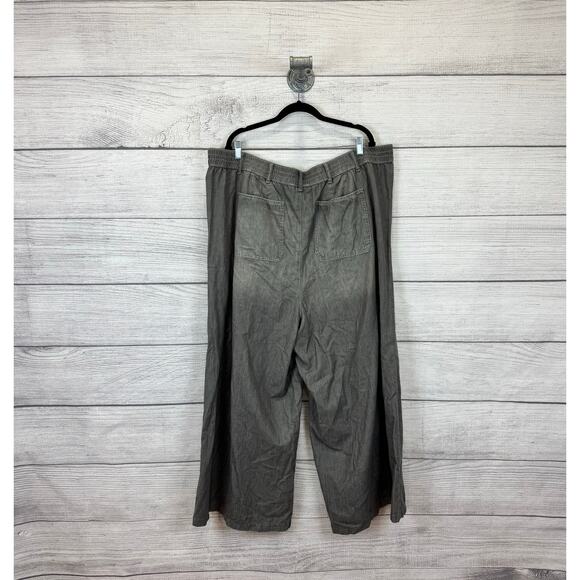 Torrid Festi Plus Size High Rise Relaxed Pleated Wide Leg Jeans Size 24 Short - Picture 9 of 10